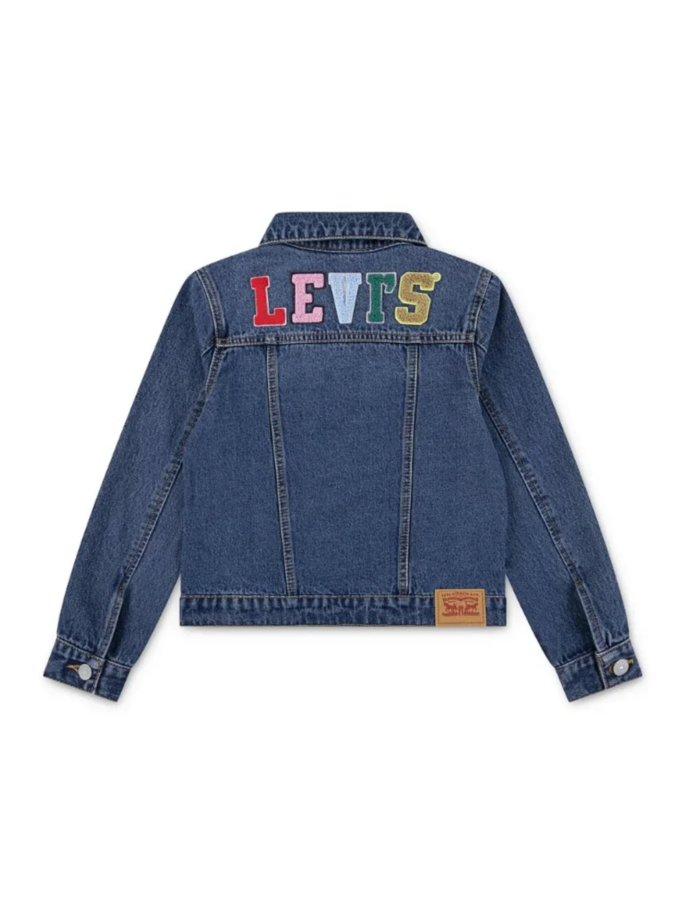 Levi's® Girls  Denim Trucker Jacket with Patches & Levi's Top Great for School!